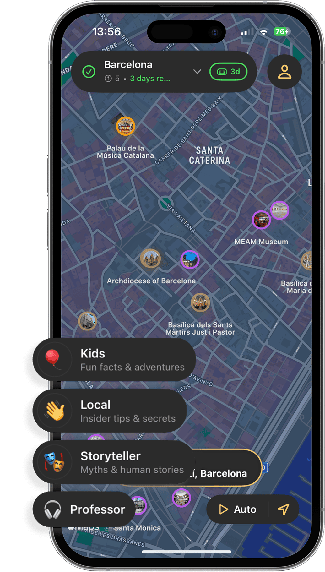 Narrators for Every Explorer